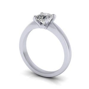 Engagement Ring, RS11, Platinum, 3D
